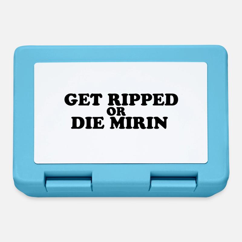 Lass gerissen oder sterben Mirin zyzz - Brotdose - Saphirblau
