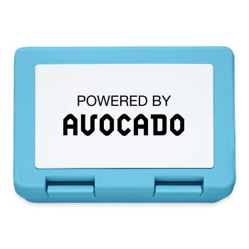 Powered By Avocado - Brotdose - Saphirblau - Vorne