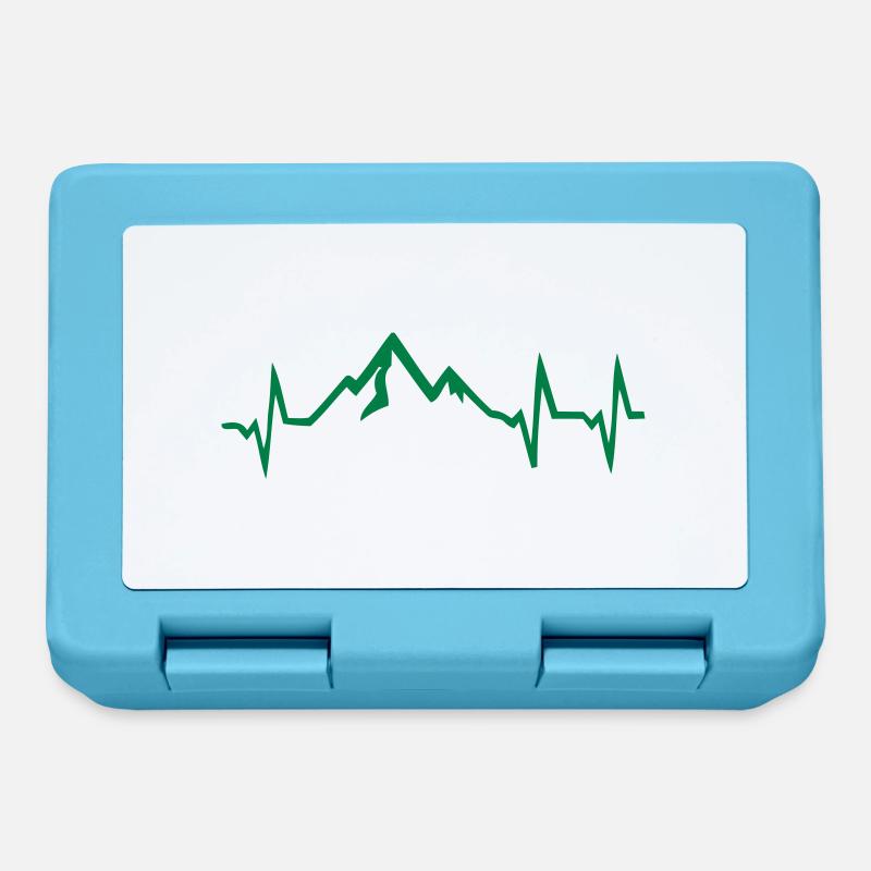 ECG Mountain Passion - Lunchbox - sapphire blue