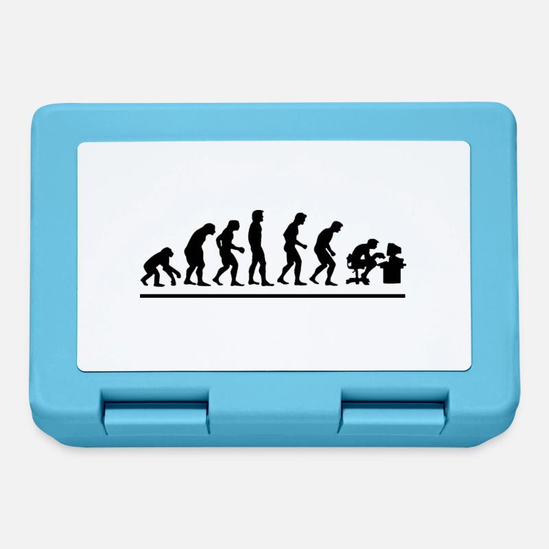 Évolution geek - Boîte à goûter - bleu saphir