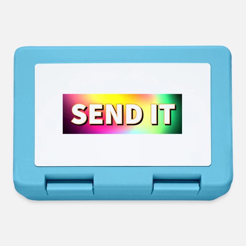 SEND IT Boxlogo - Brotdose - Saphirblau