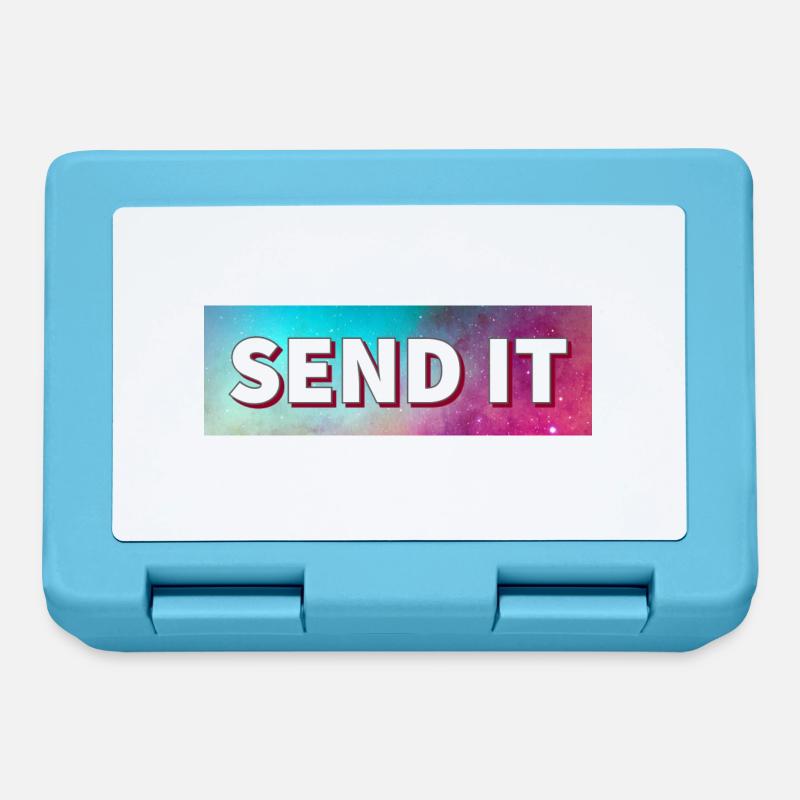 SEND IT Boxlogo - Brotdose - Saphirblau