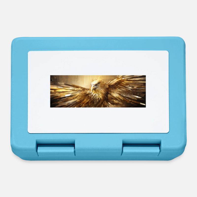 Golden eagle - Lunchbox - sapphire blue