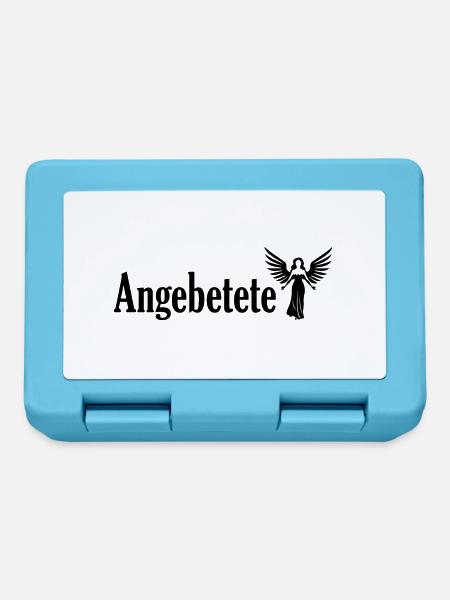 Angebetete - Brotdose - Saphirblau