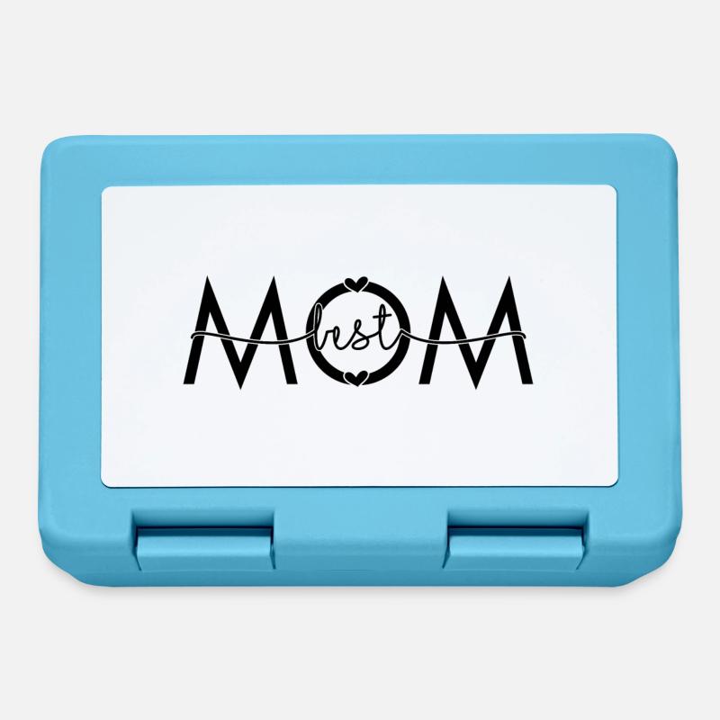 Meilleure maman noire - Boîte à goûter - bleu saphir