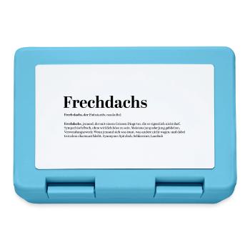 Frechdachs Definition Pet name naughty loose - Lunchbox - sapphire blue - Front