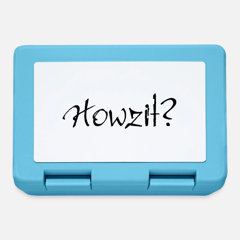 Howzit? - Lunchbox - sapphire blue