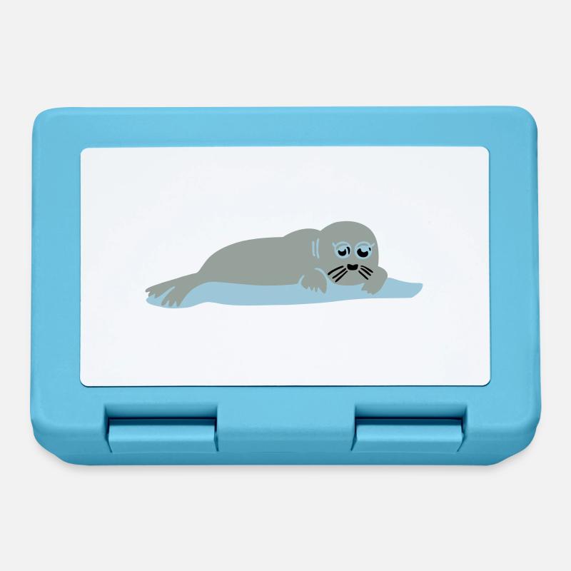 seal 2 - Lunchbox - sapphire blue