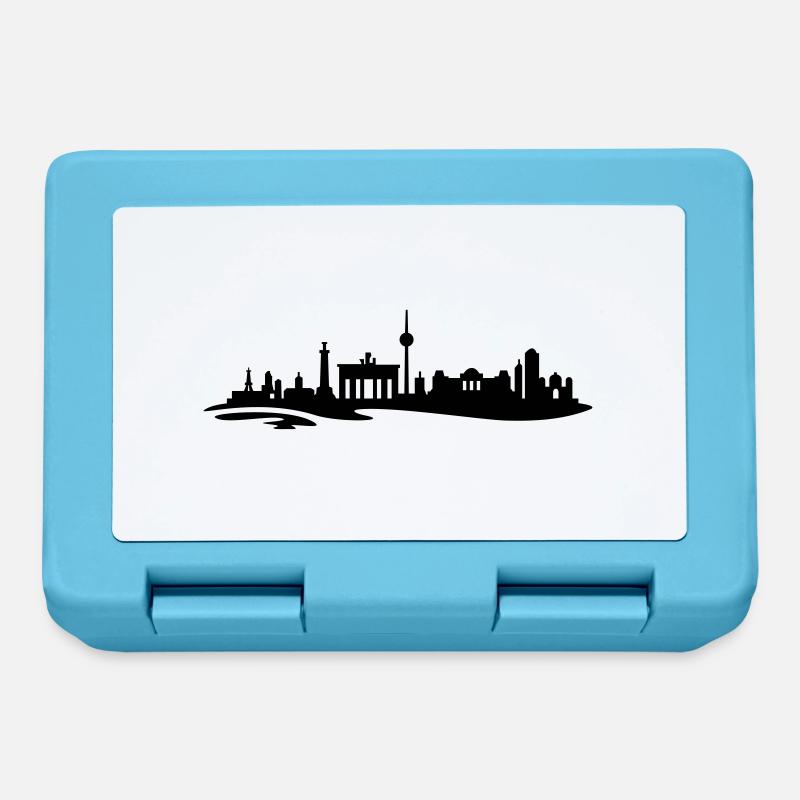Berlin Skyline - Brotdose - Saphirblau