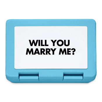 Marry Me - Boîte à goûter - bleu saphir - Devant