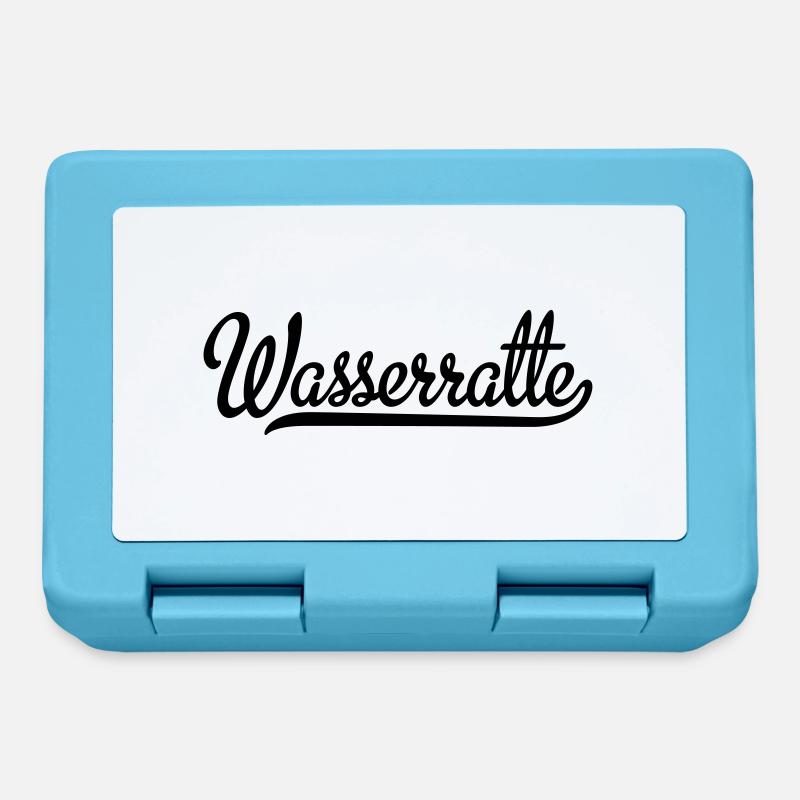 Wasserratte - Brotdose - Saphirblau