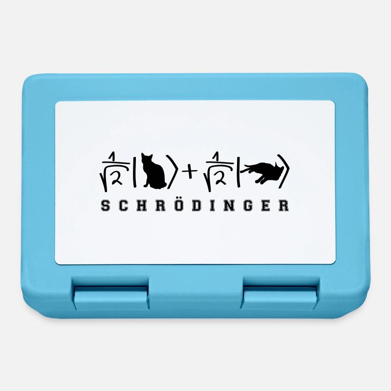Schrodinger's Cat - Lunchbox - sapphire blue