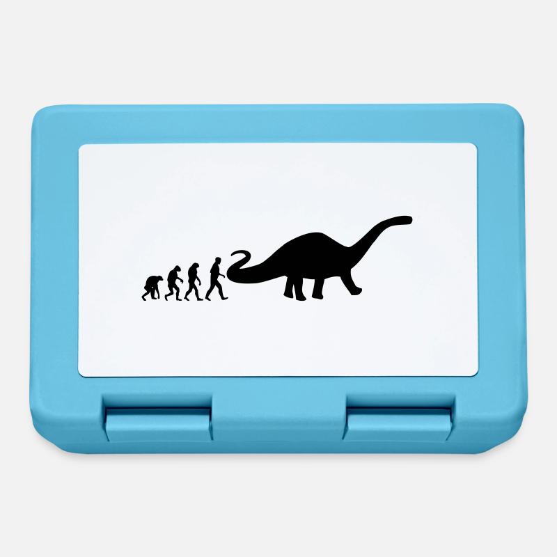 dino evolution - Brotdose - Saphirblau