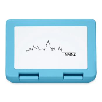 Skyline Mainz - Brotdose - Saphirblau - Vorne
