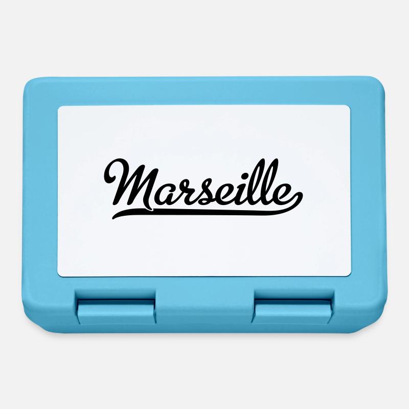 Marseille - Boîte à goûter - bleu saphir
