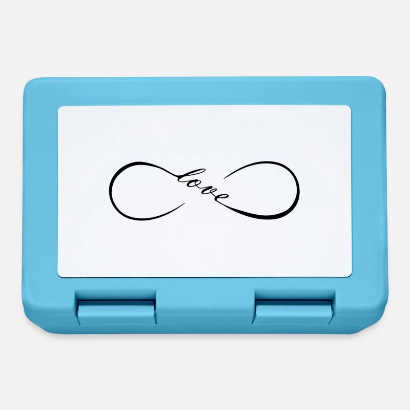 FatMonkey Designs Infinity LOVE 2021 - Boîte à goûter - bleu saphir
