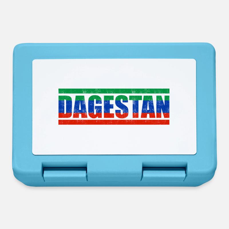 Daghestan - Boîte à goûter - bleu saphir