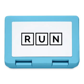RUN - Brotdose - Saphirblau - Vorne