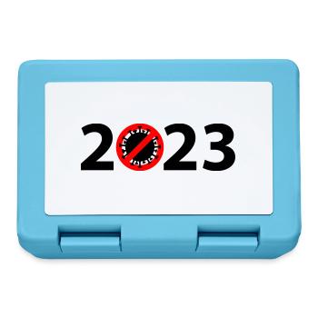 Virus Anti Corona 2023 - Boîte à goûter - bleu saphir - Devant