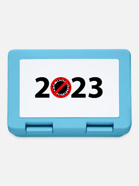 2023 Anti Corona Virus - Lunchbox - sapphire blue
