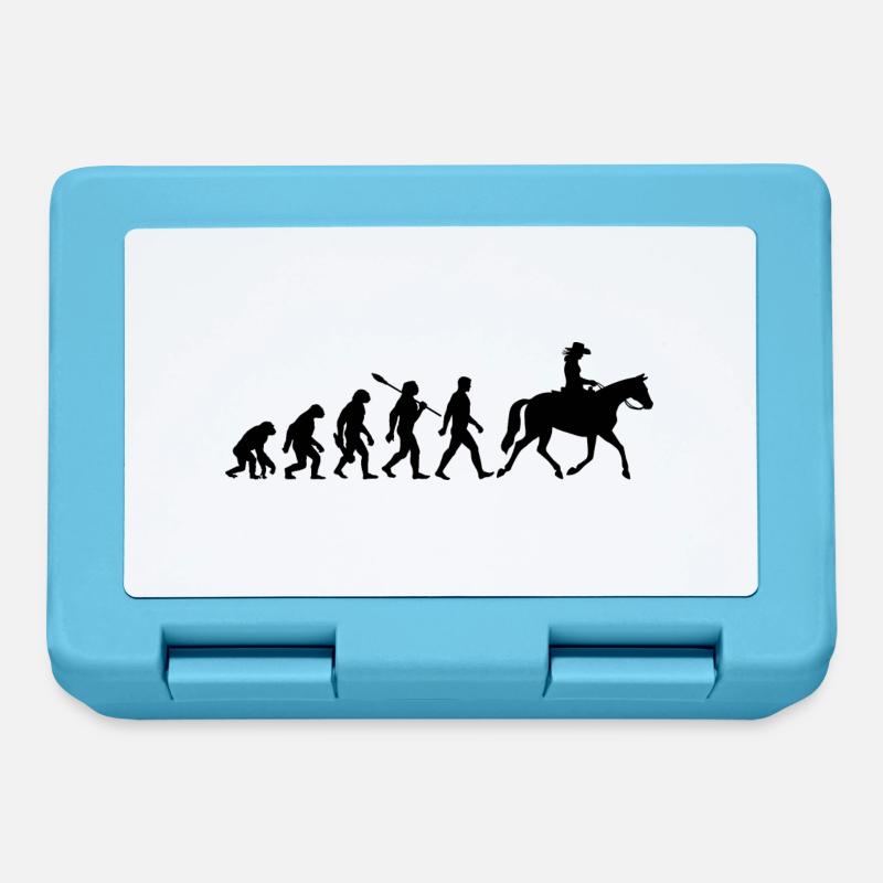 Evolution - Reiterin - Western Reiten - Brotdose - Saphirblau