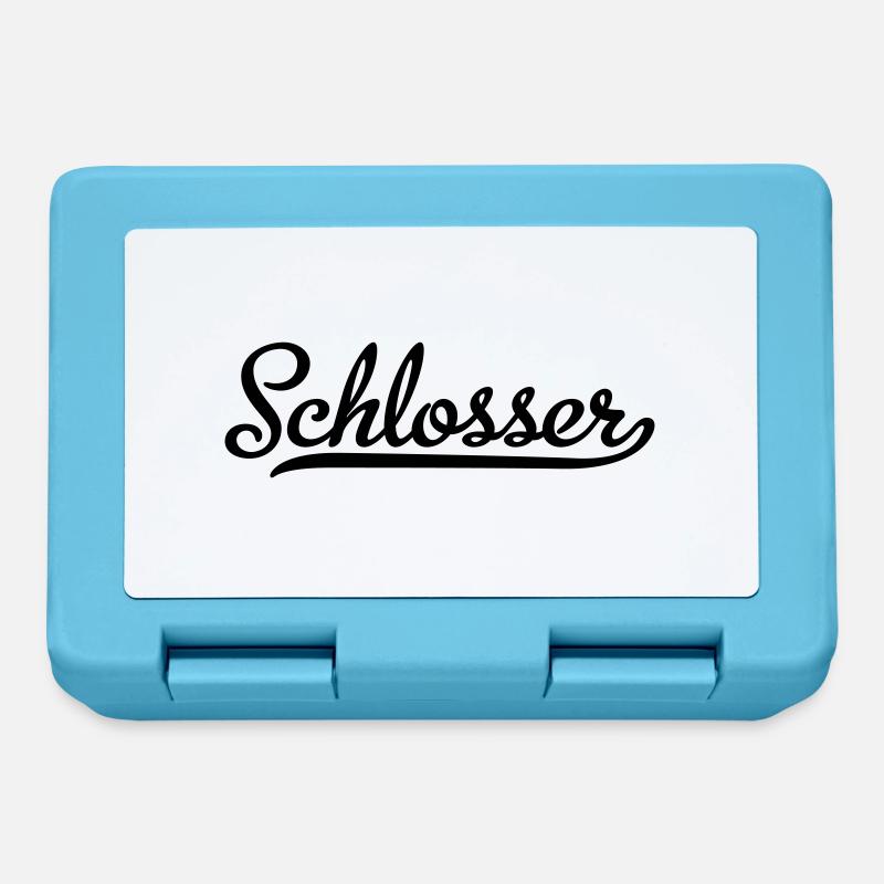 Schlosser - Brotdose - Saphirblau
