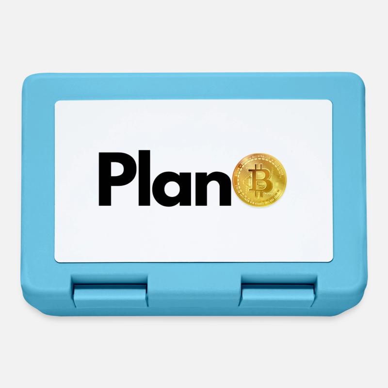 Krypto Plan BITCOIN 2 BTC - Brotdose - Saphirblau