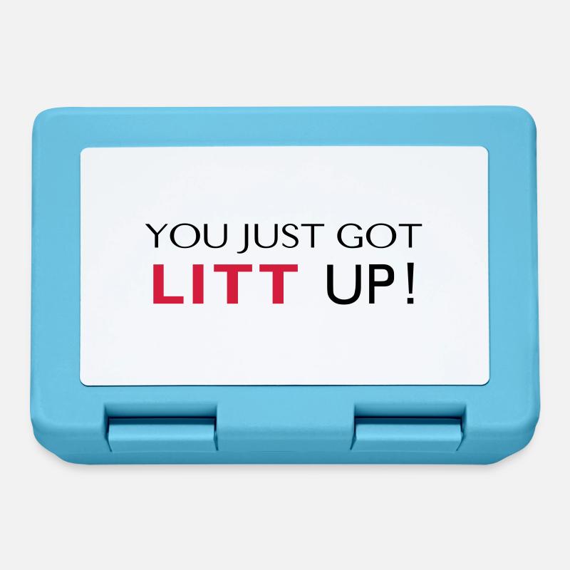 LITT UP! - Brotdose - Saphirblau