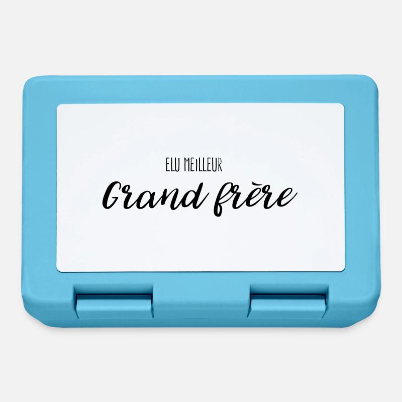 Meilleur Grand Frère - Boîte à goûter - bleu saphir