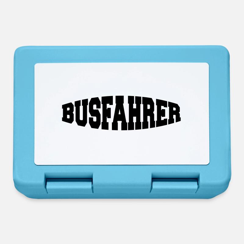 busfahrer - Brotdose - Saphirblau