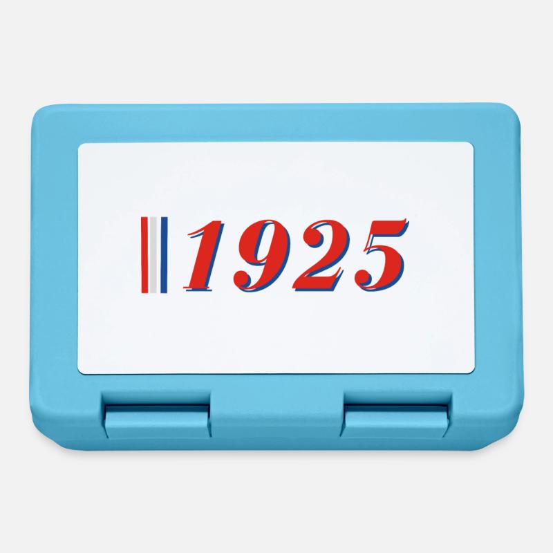 Année 1925 - Boîte à goûter - bleu saphir