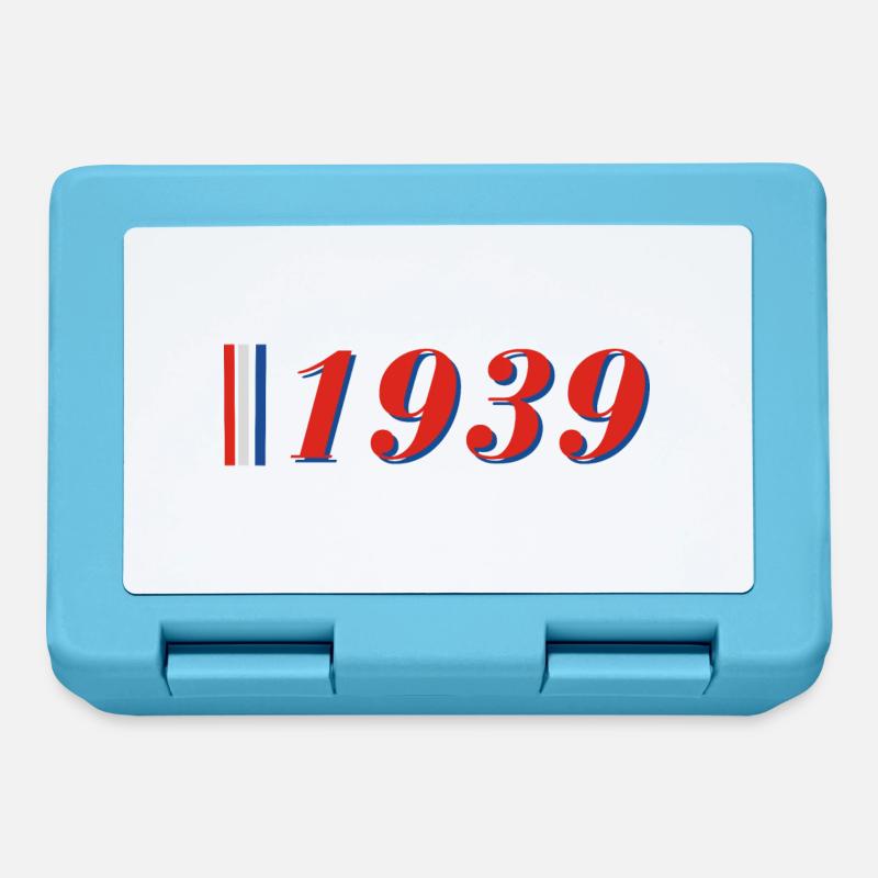Année 1939 - Boîte à goûter - bleu saphir