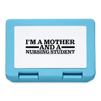 I'm A Mother And A Nursing Student 3 - Lunchbox - sapphire blue - Front