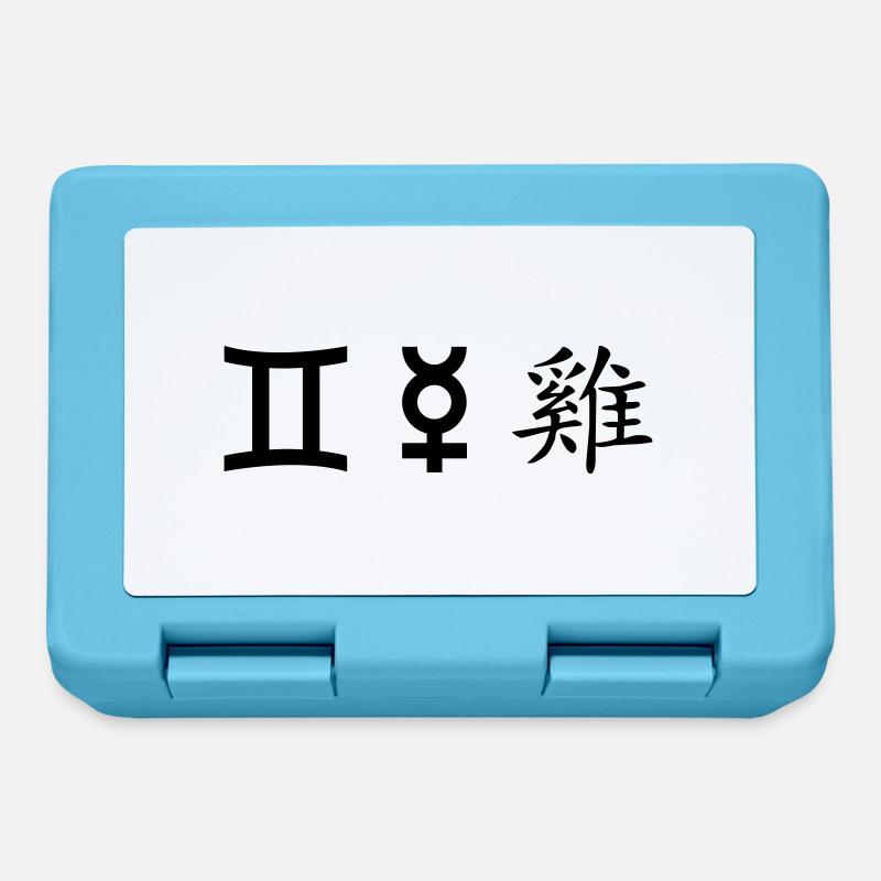 Gemini Gemini Mercury Rooster - Lunchbox - sapphire blue