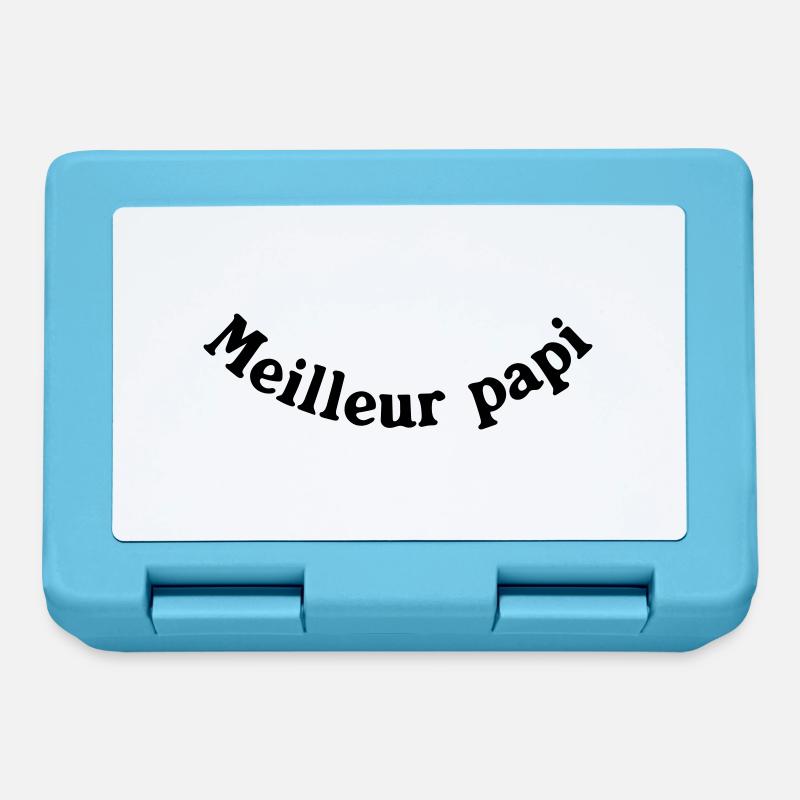 MEILLEUR PAPI - Boîte à goûter - bleu saphir