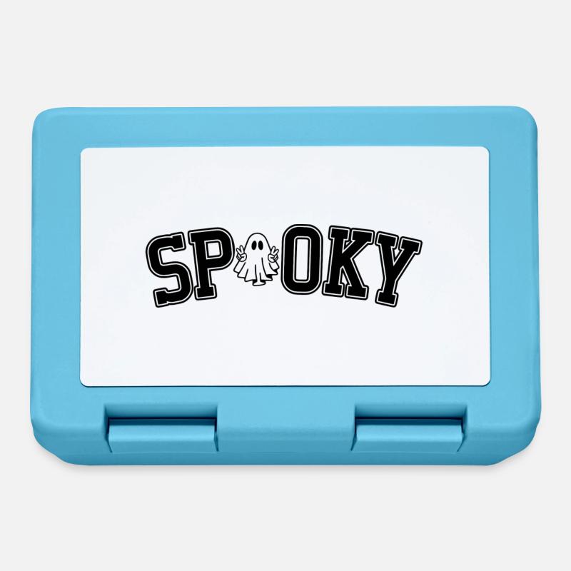 DZ0009 Halloween Effrayant - Boîte à goûter - bleu saphir