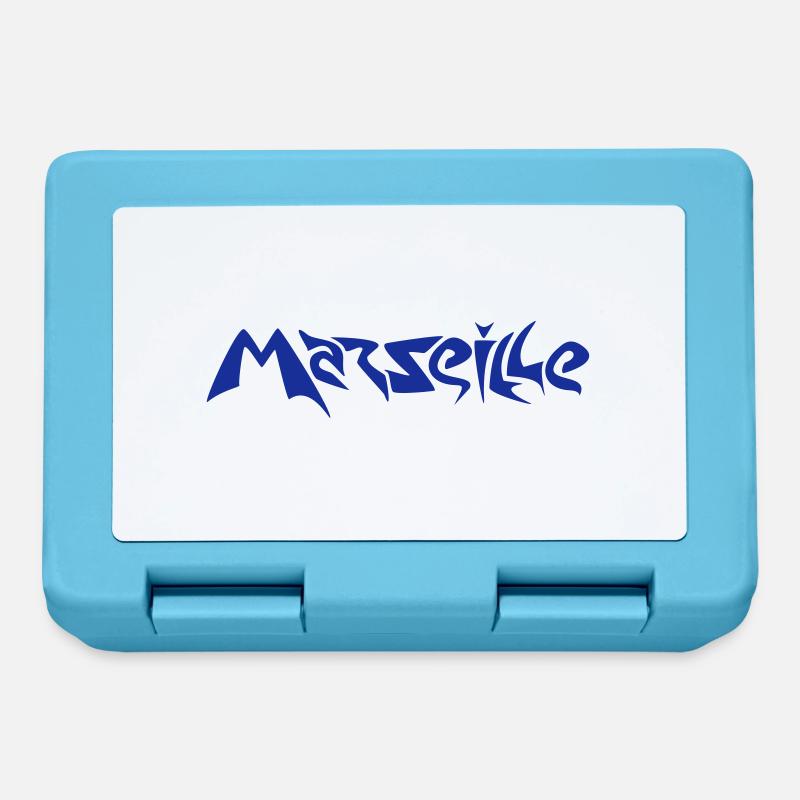 Marseille - Boîte à goûter - bleu saphir