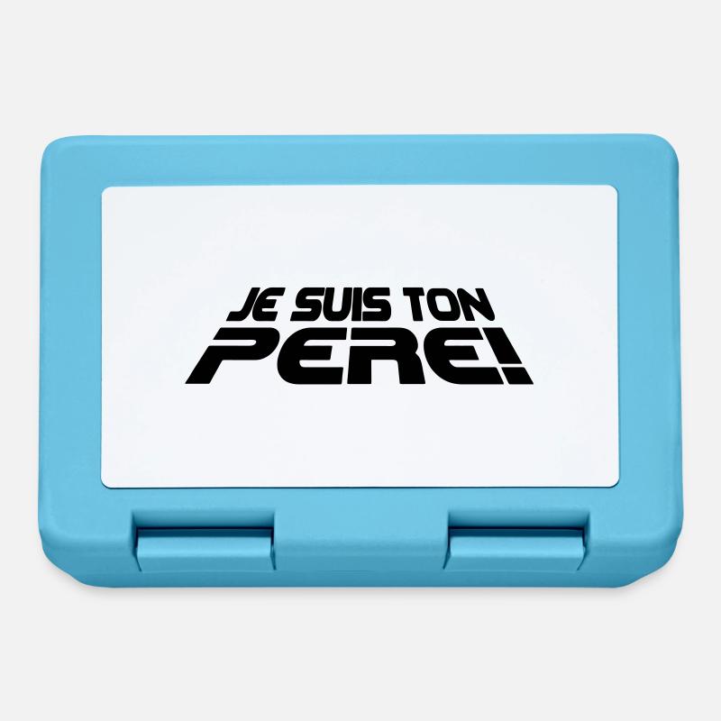 Je suis ton père 3D (1c) - Boîte à goûter - bleu saphir