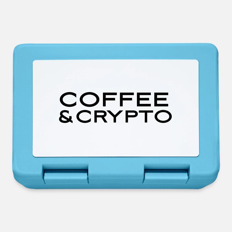 coffee crypto - Brotdose - Saphirblau