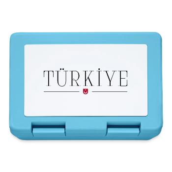 Türkiye Turquie Turquie Ailes et croissant de lune - Boîte à goûter - bleu saphir - Devant