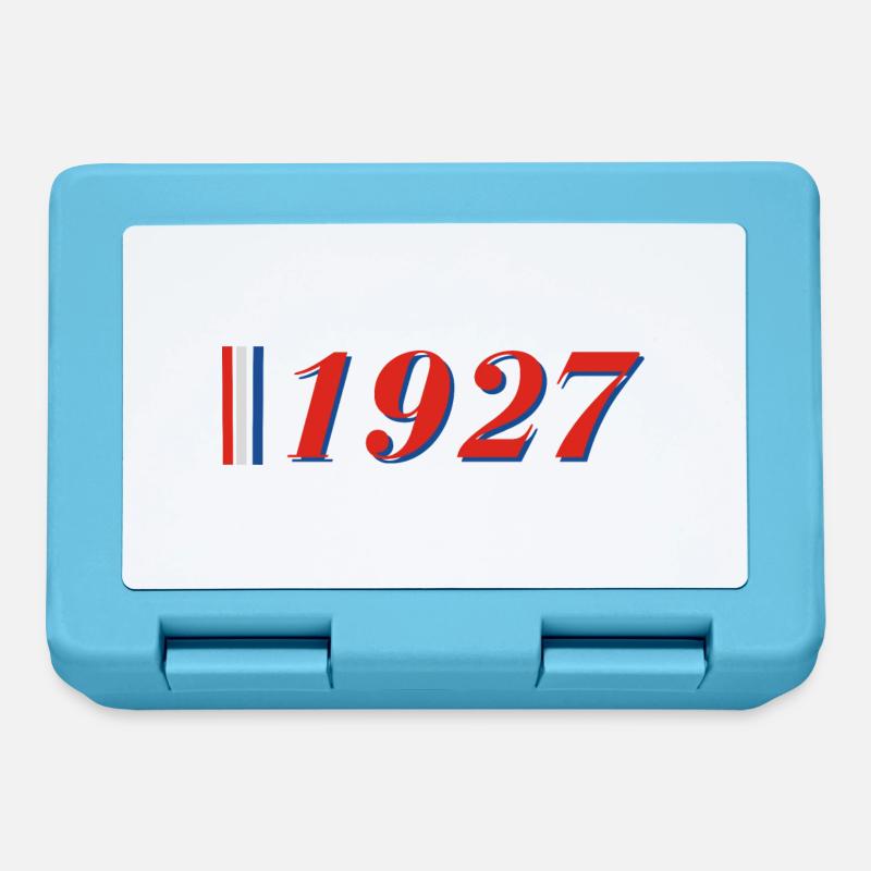 Année 1927 - Boîte à goûter - bleu saphir