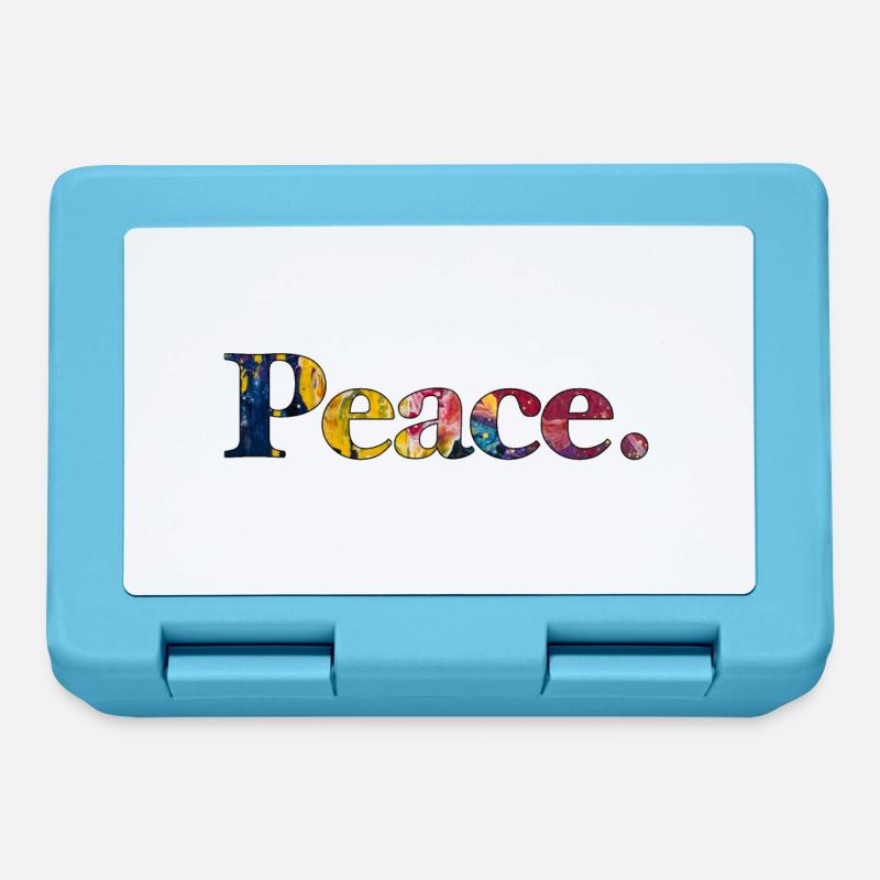 Frieden Peace - Lunchbox - sapphire blue