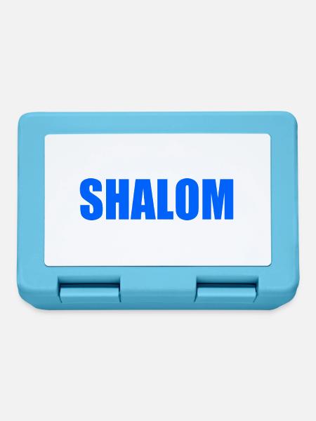 Shalom - Brotdose - Saphirblau