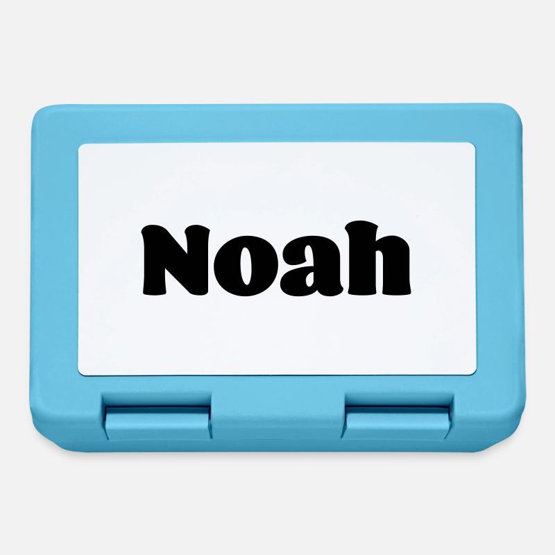 Vorname Noah Geschenk - Brotdose - Saphirblau