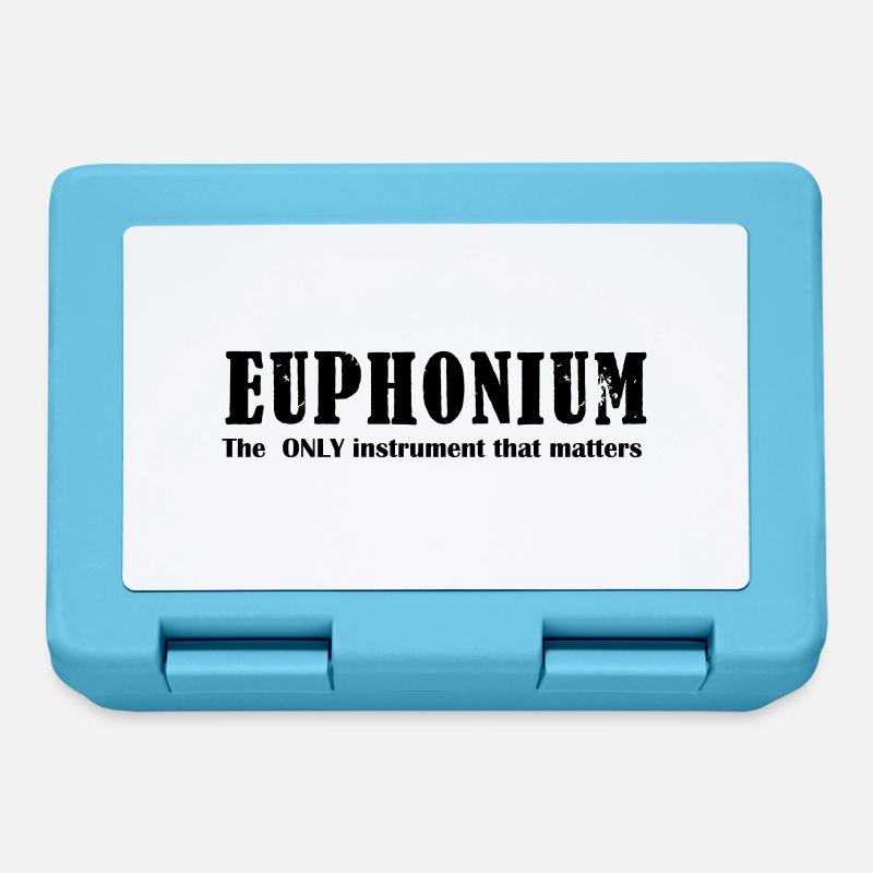 Euphonium, The ONLY instrument that matters - Brotdose - Saphirblau