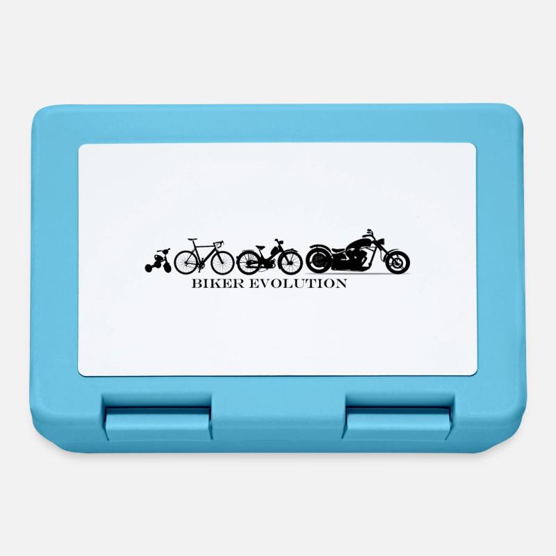 Biker Evolution Chopper - Brotdose - Saphirblau