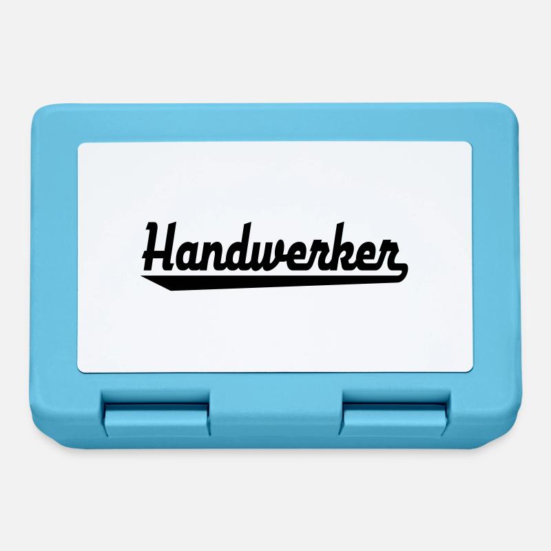 Handwerker - Brotdose - Saphirblau
