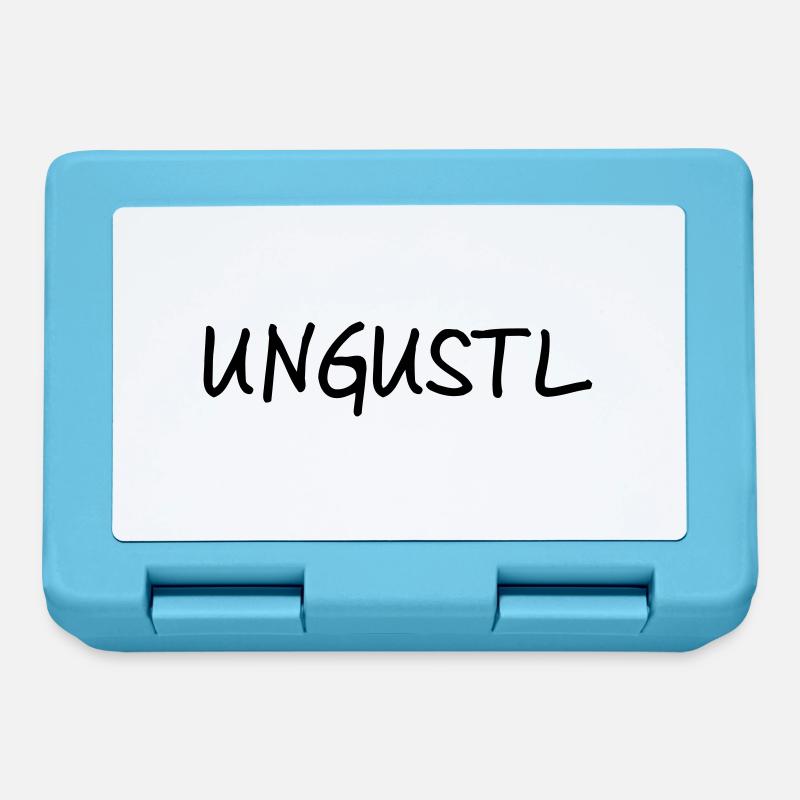 Ungustl – Wiener Dialekt - Brotdose - Saphirblau