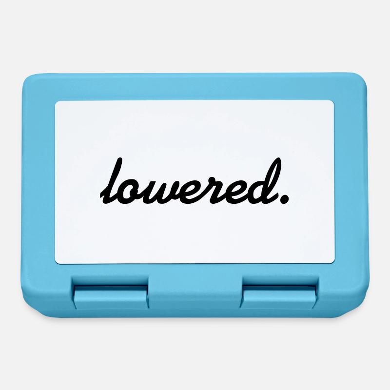 lowered. - Brotdose - Saphirblau