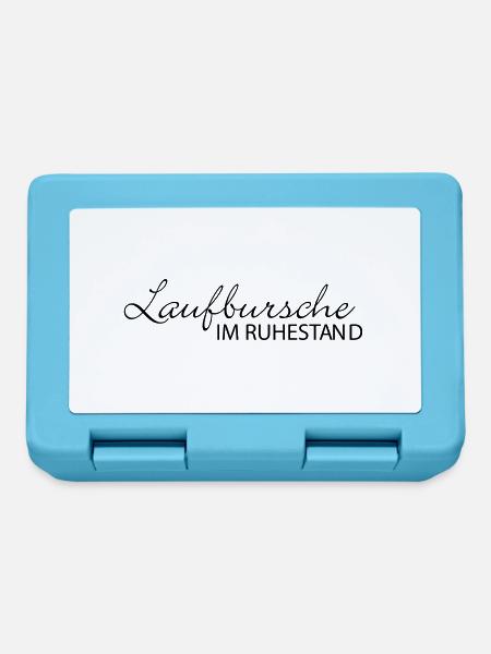 Laufbursche - Brotdose - Saphirblau
